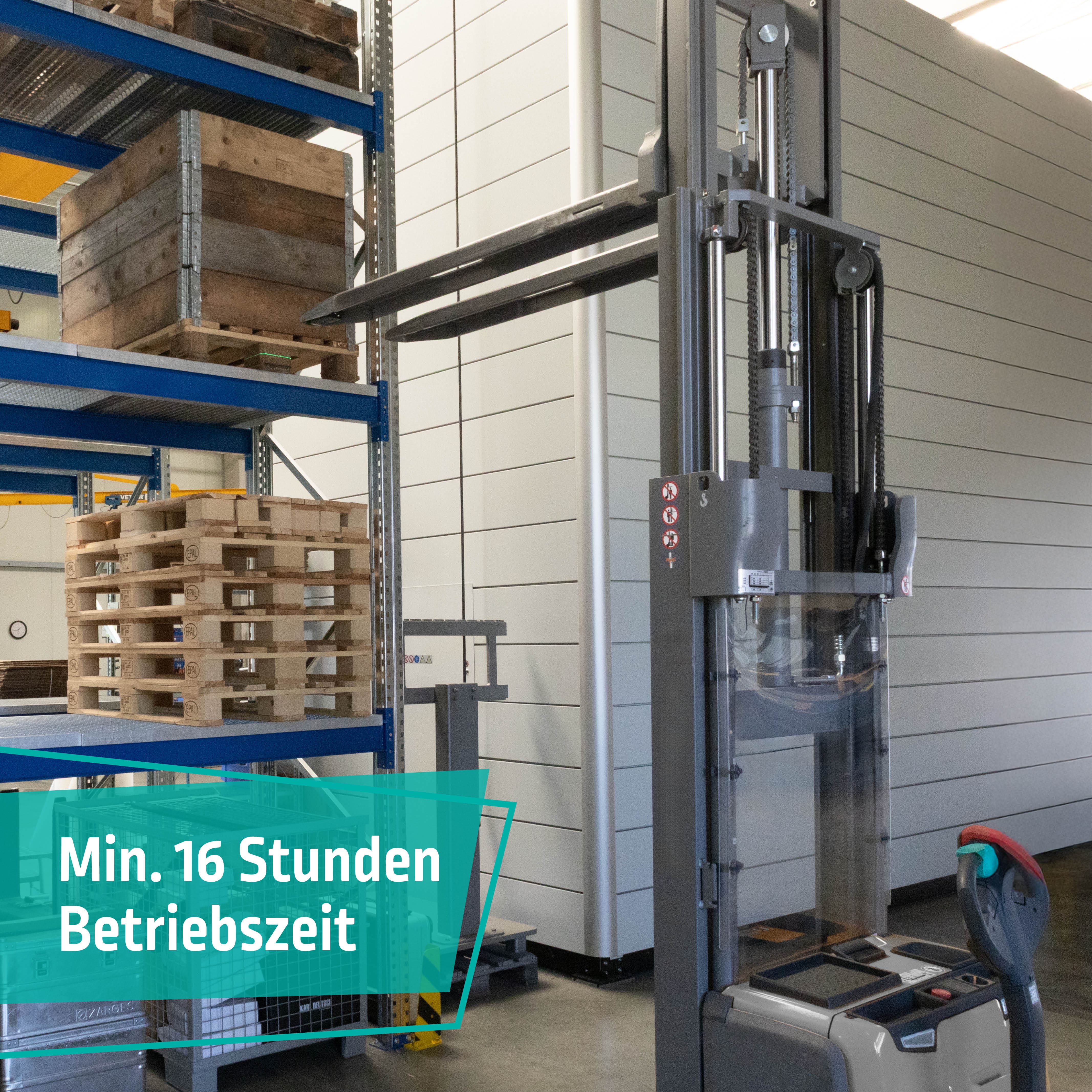 COBRA Zielhilfe beim Anvisieren einer Palette