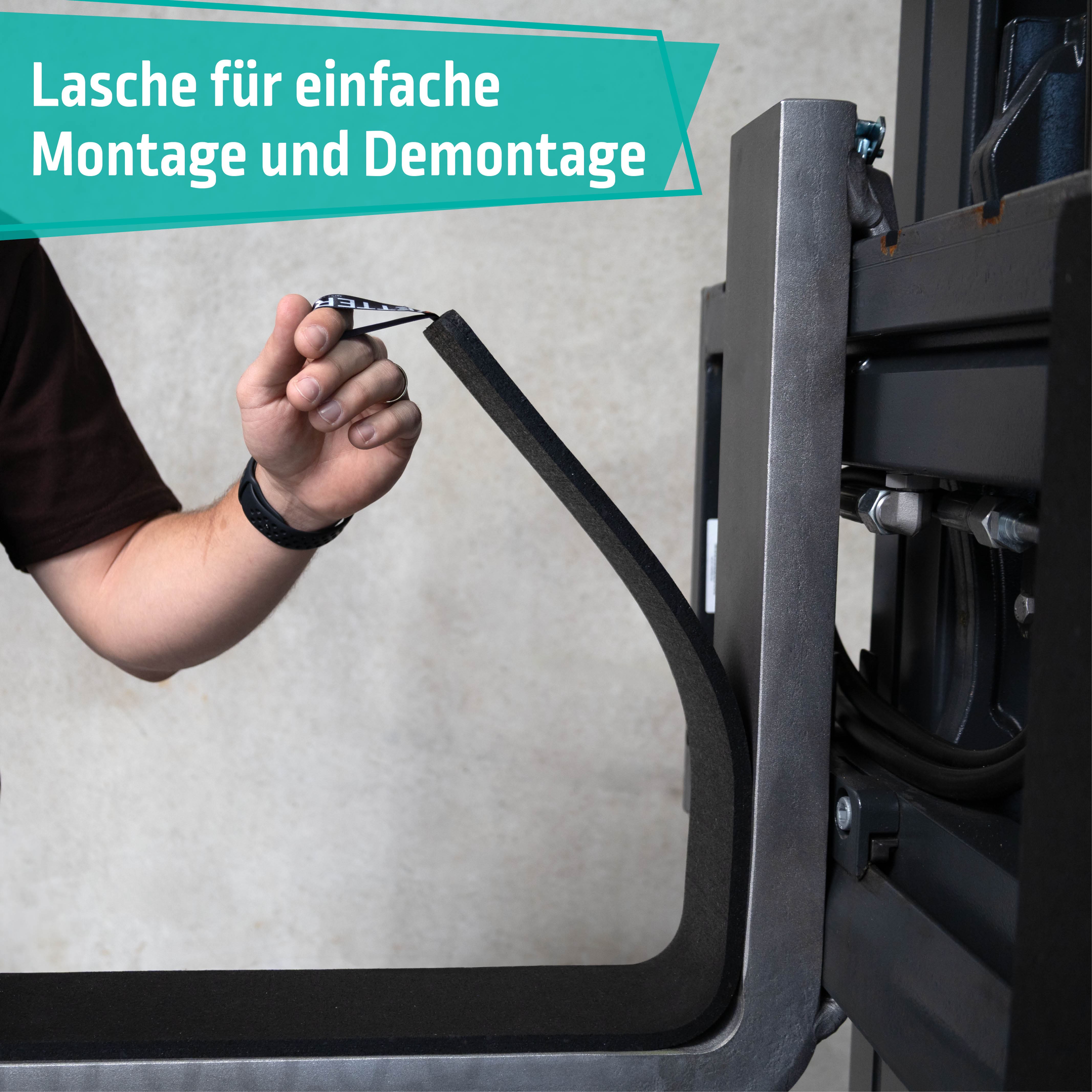 Montagelasche der GEKKO Anti-Rutschauflage