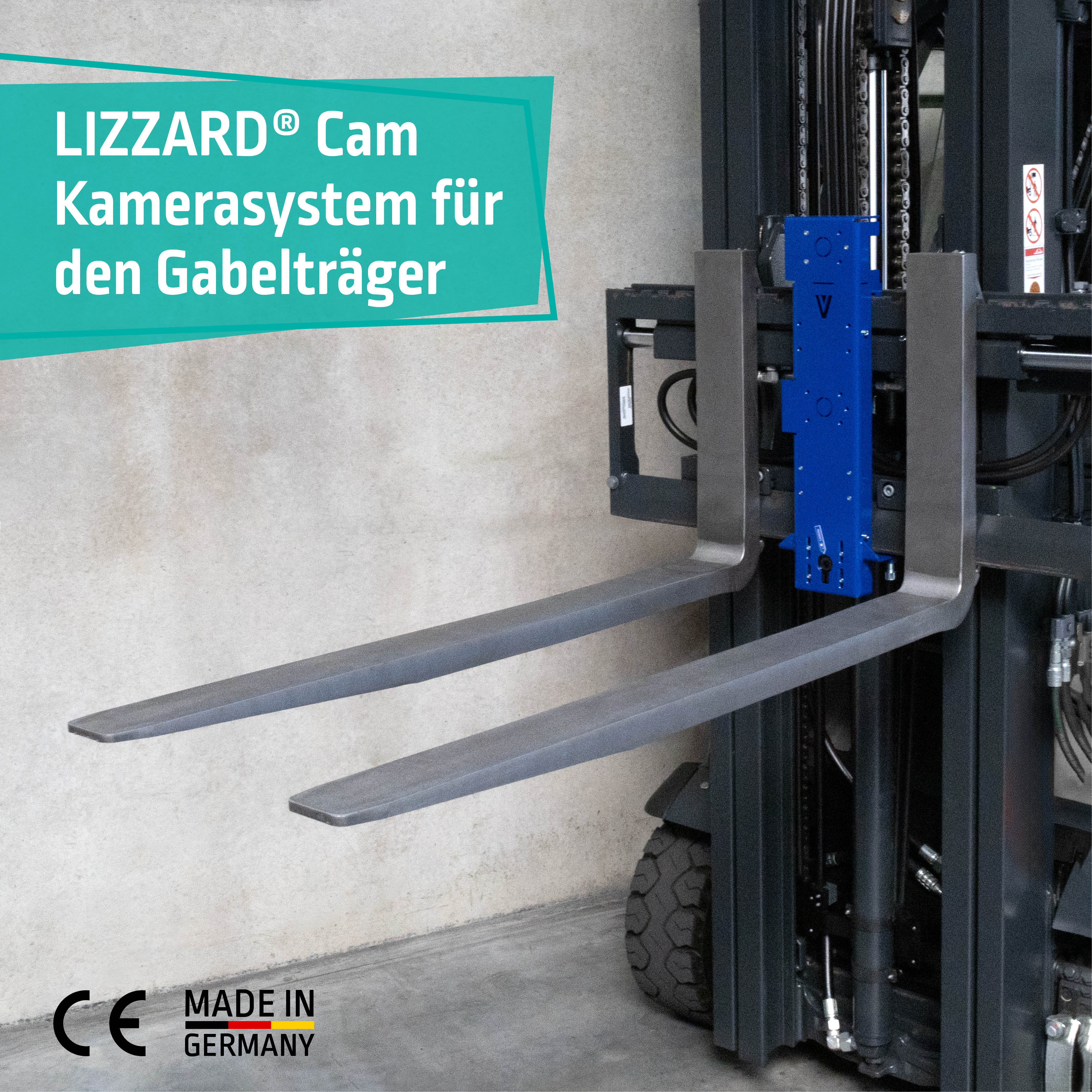 LIZZARD Cam Kamerasystem für Gabelträger