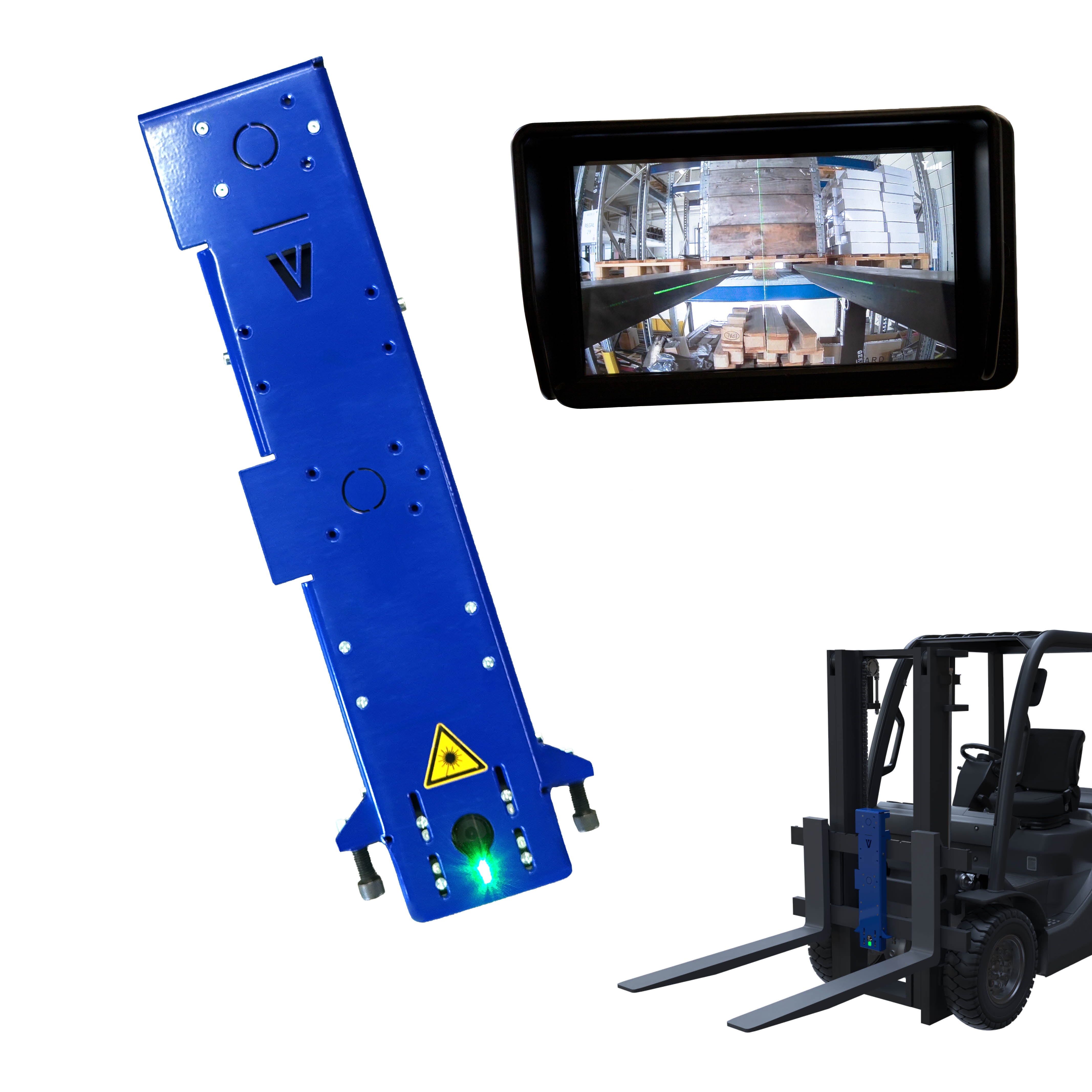 LIZZARD Premium Gabelstapler Laser und Kamerasystem
