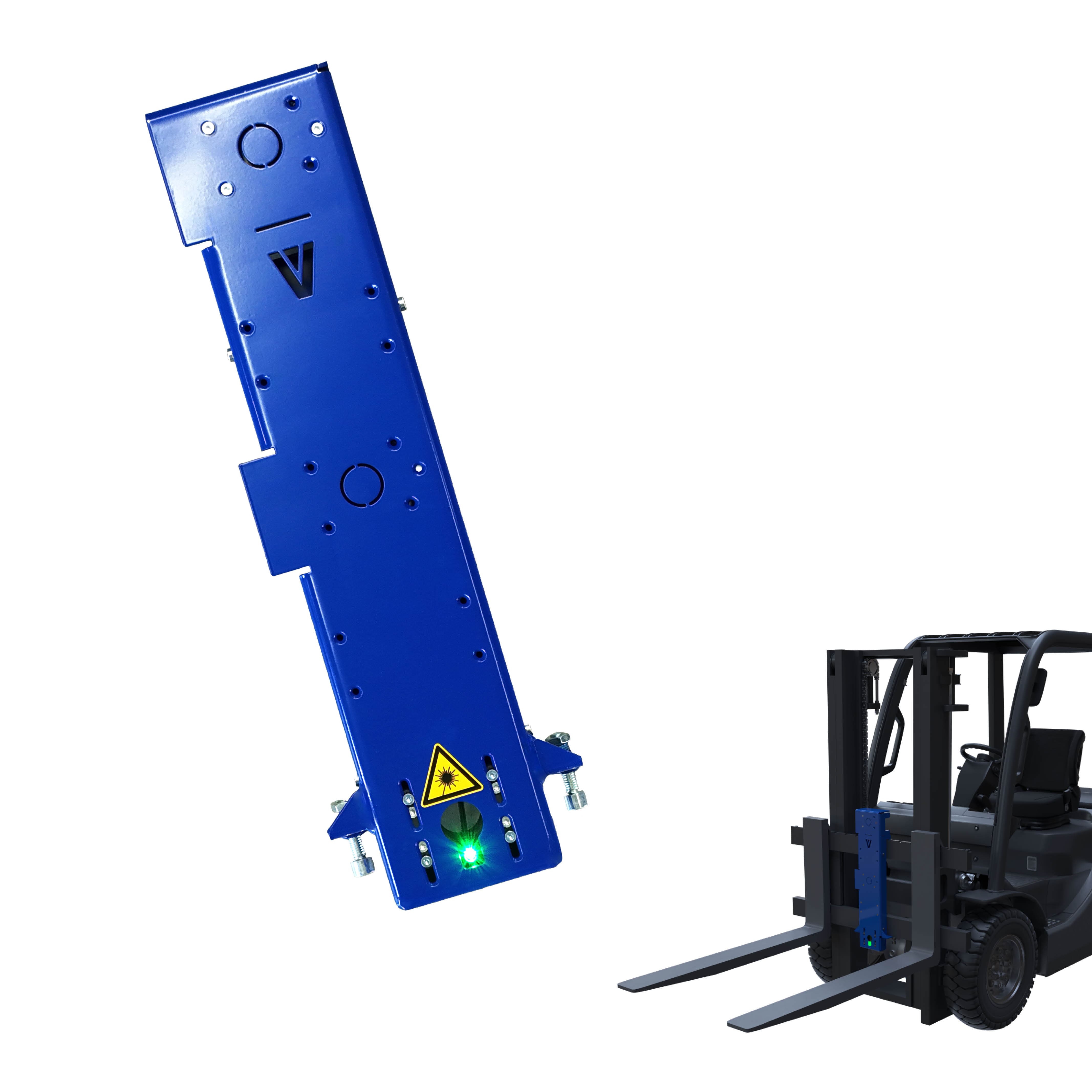 LIZZARD Target Lasersystem für Gabelstapler