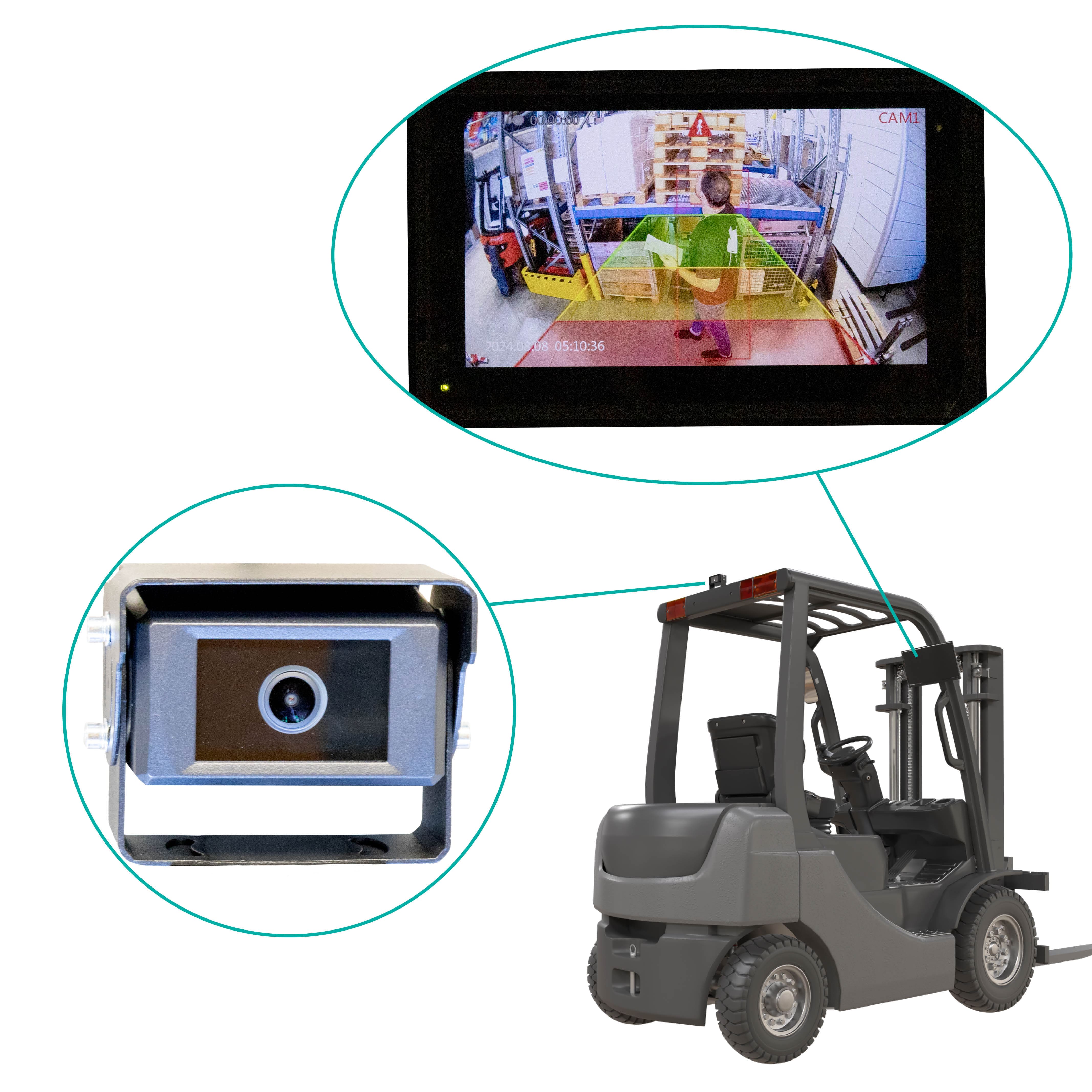 LUXX RC Gabelstapler Rückfahrt Kamera