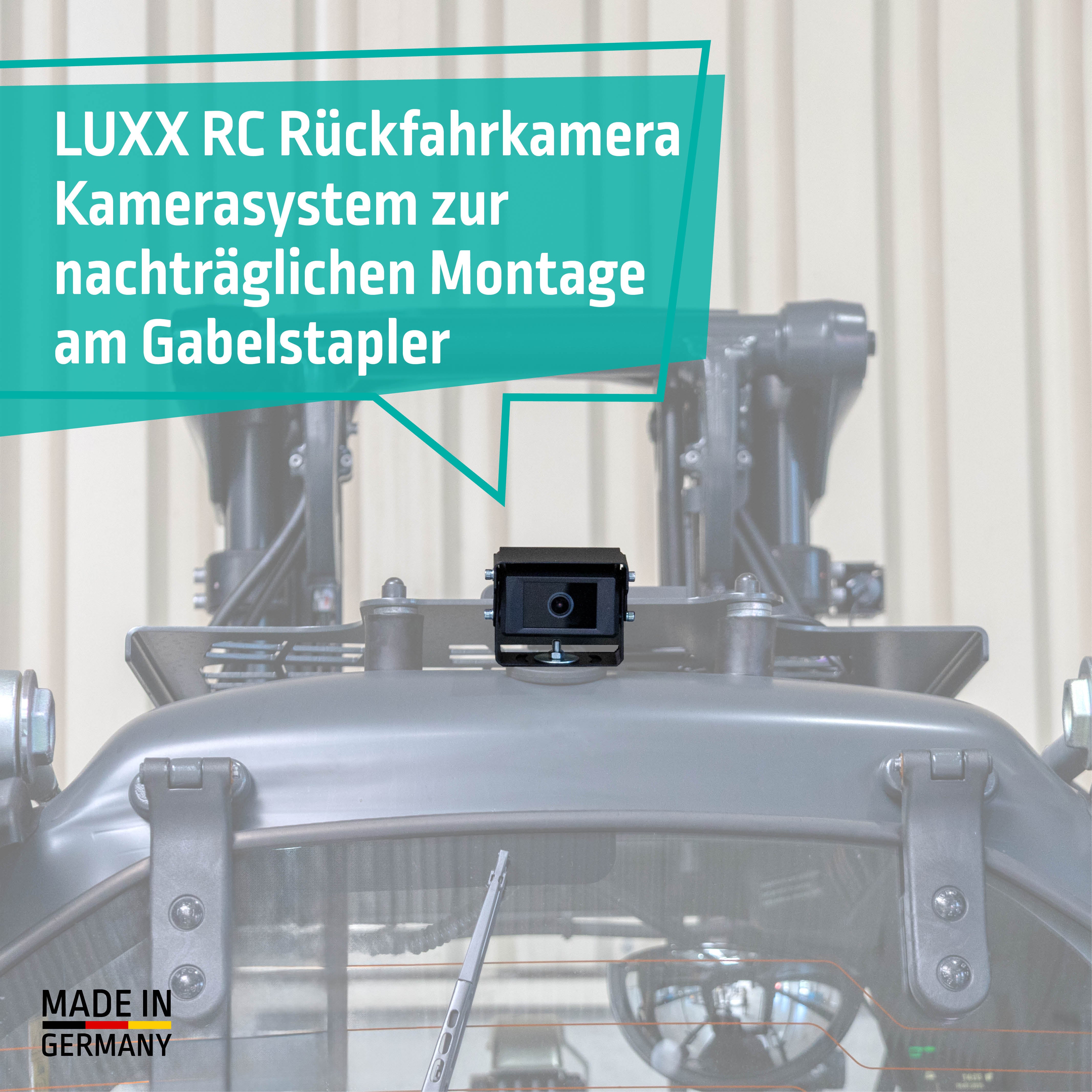 LUXX RC Rückfahramera Kamerasystem zur nachträglichen Montage am Gabelstapler