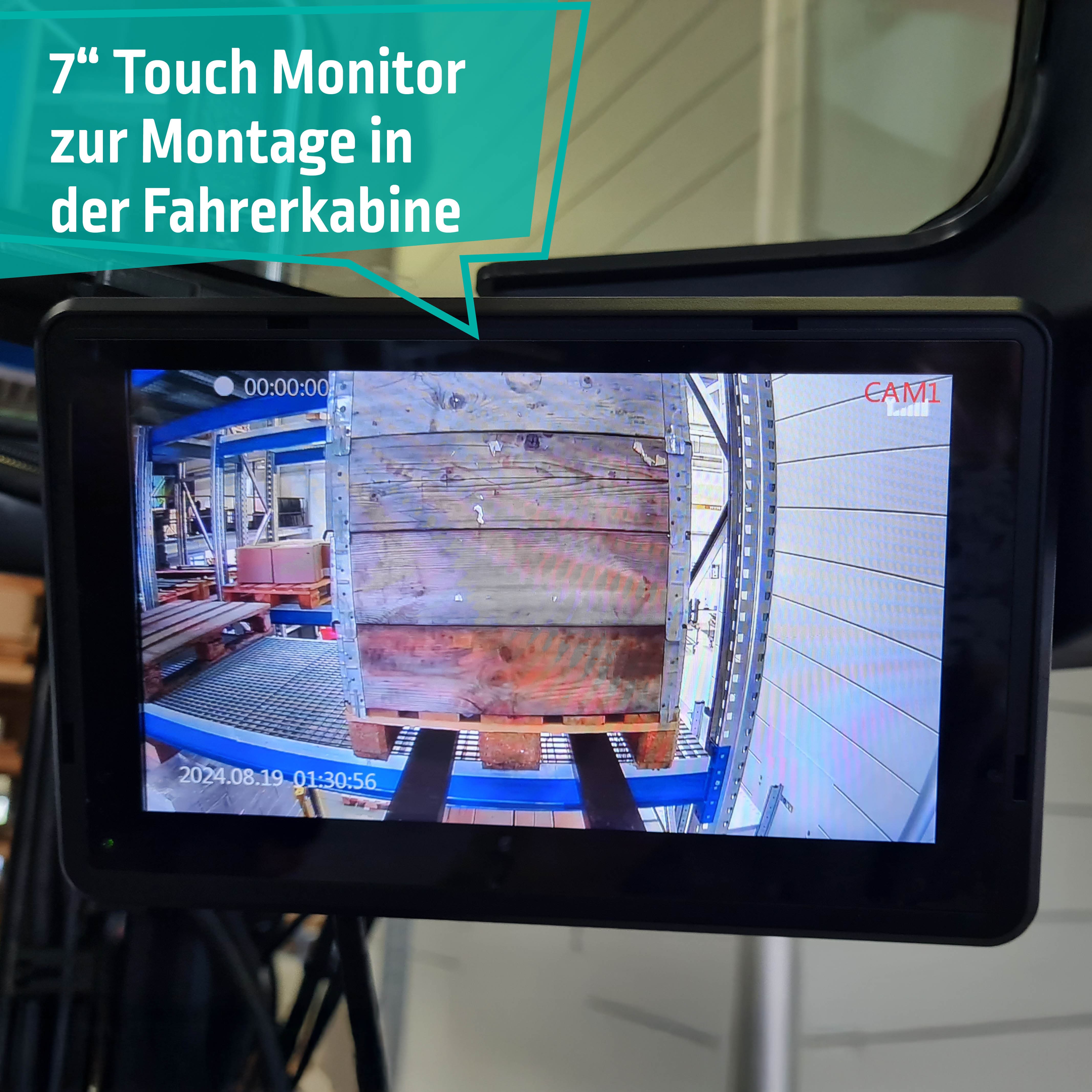 Touch Monitor der LUXX FC Frontend Kamera