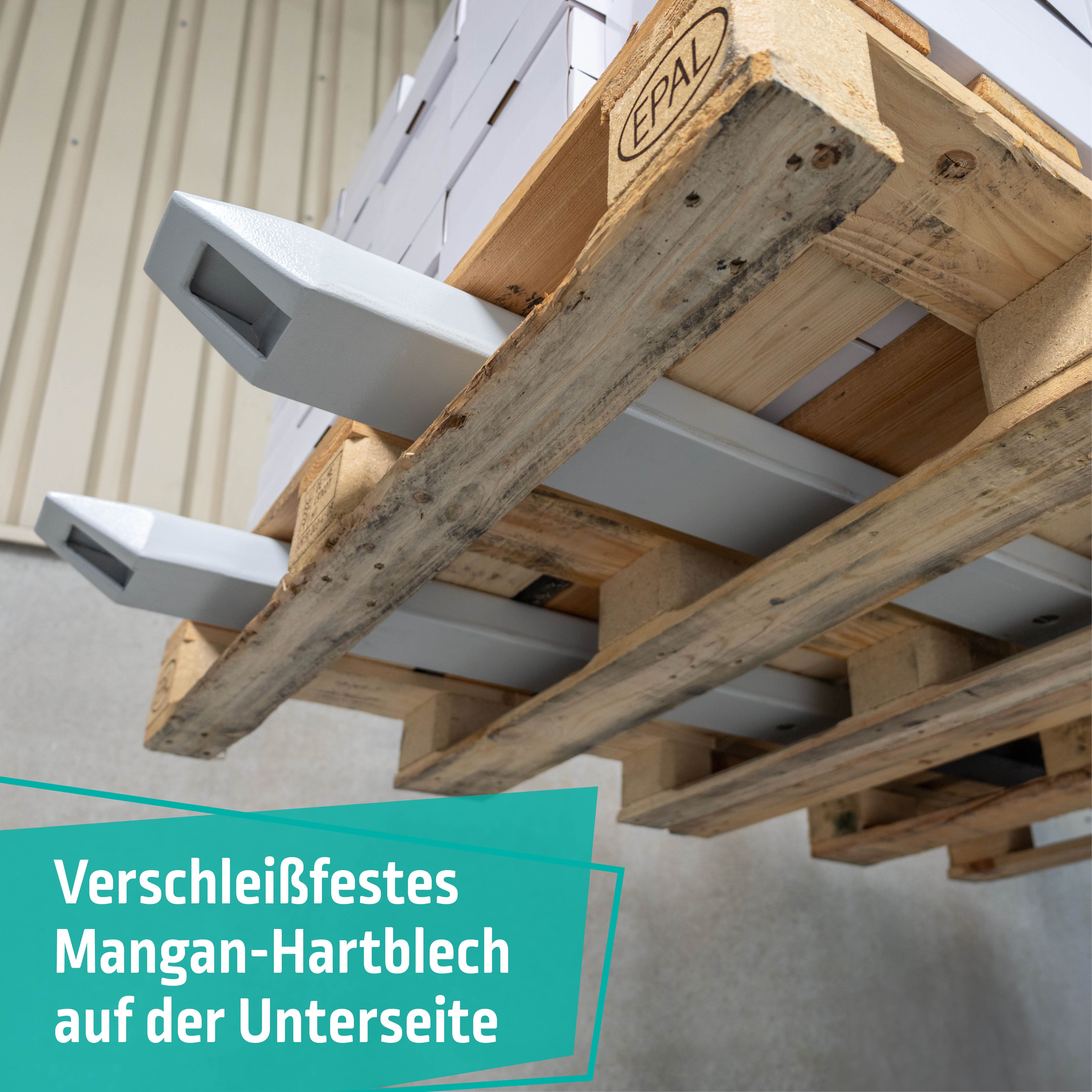 ManuTel Gabelverlängerung mit verschleißfestem Hartblech