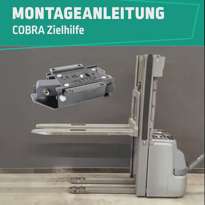 Montageanleitung COBRA Ziellaser am Hubwagen
