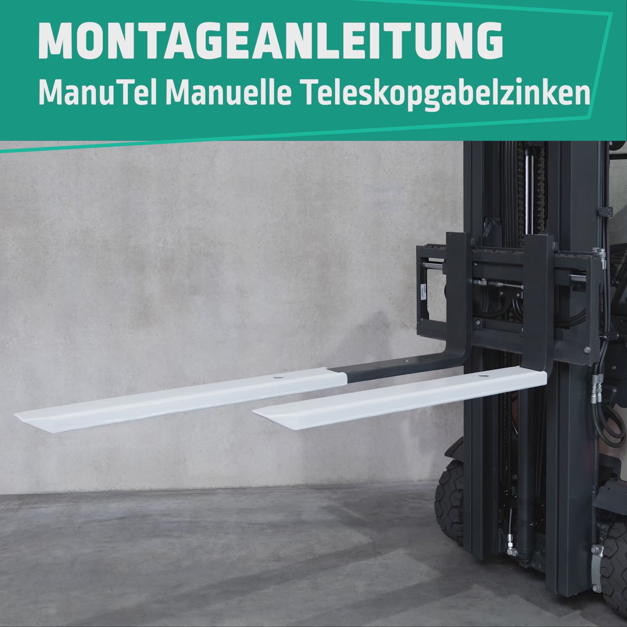 Montageanleitung ManuTel Teleskop-Gabelzinken