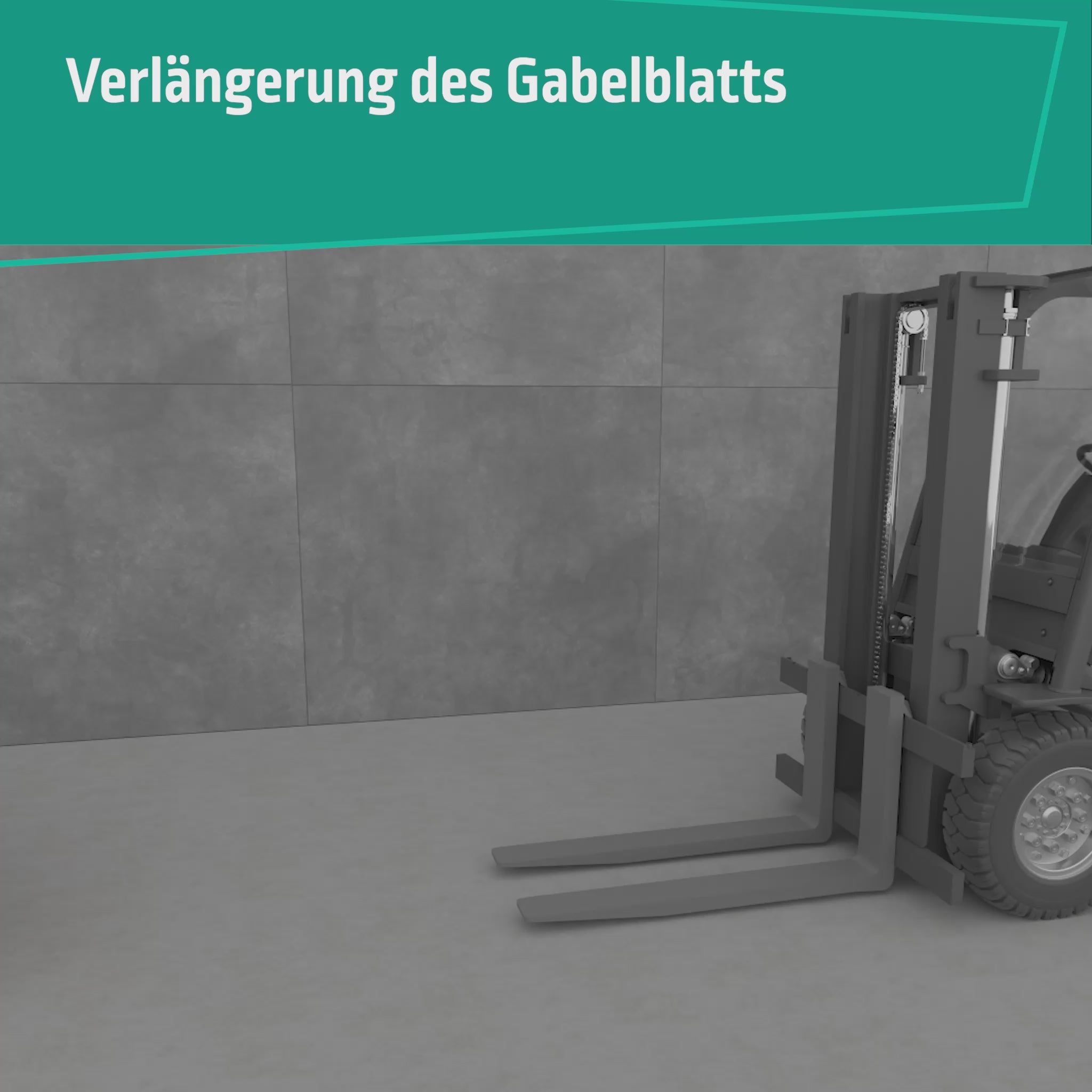 Gabelverlängerung Einsatz: Transport mehrerer Paletten