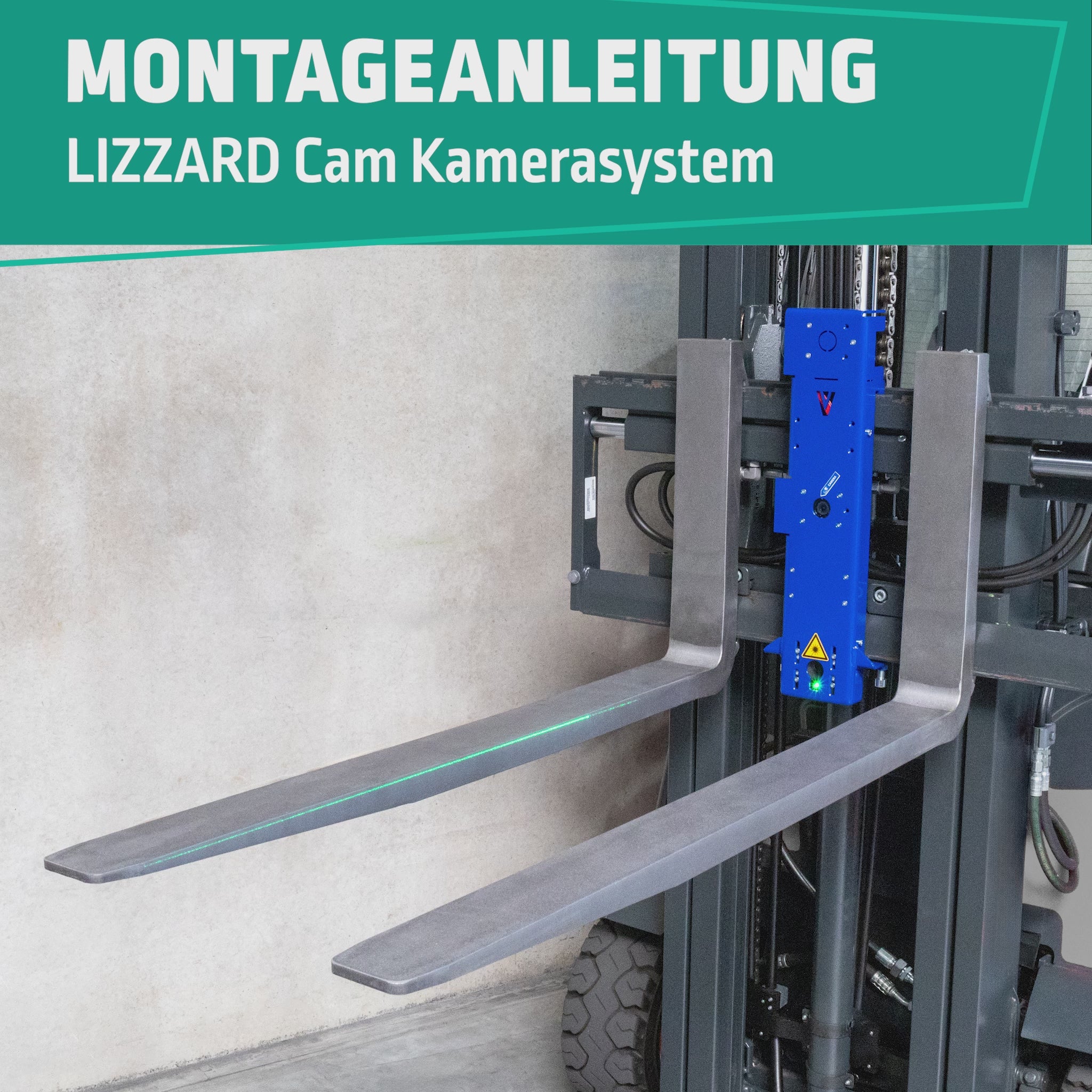 Montageanleitung LIZZARD Cam Gabelträgerkamera