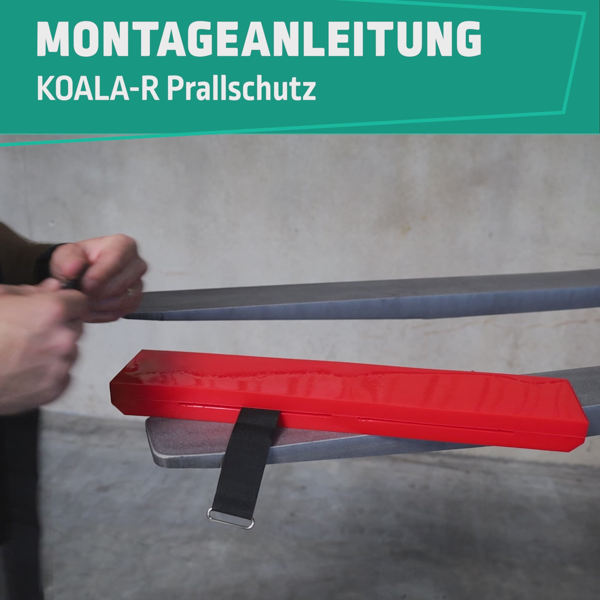 Montageanleitung KOALA Anfahrschutz mit Klettbändern