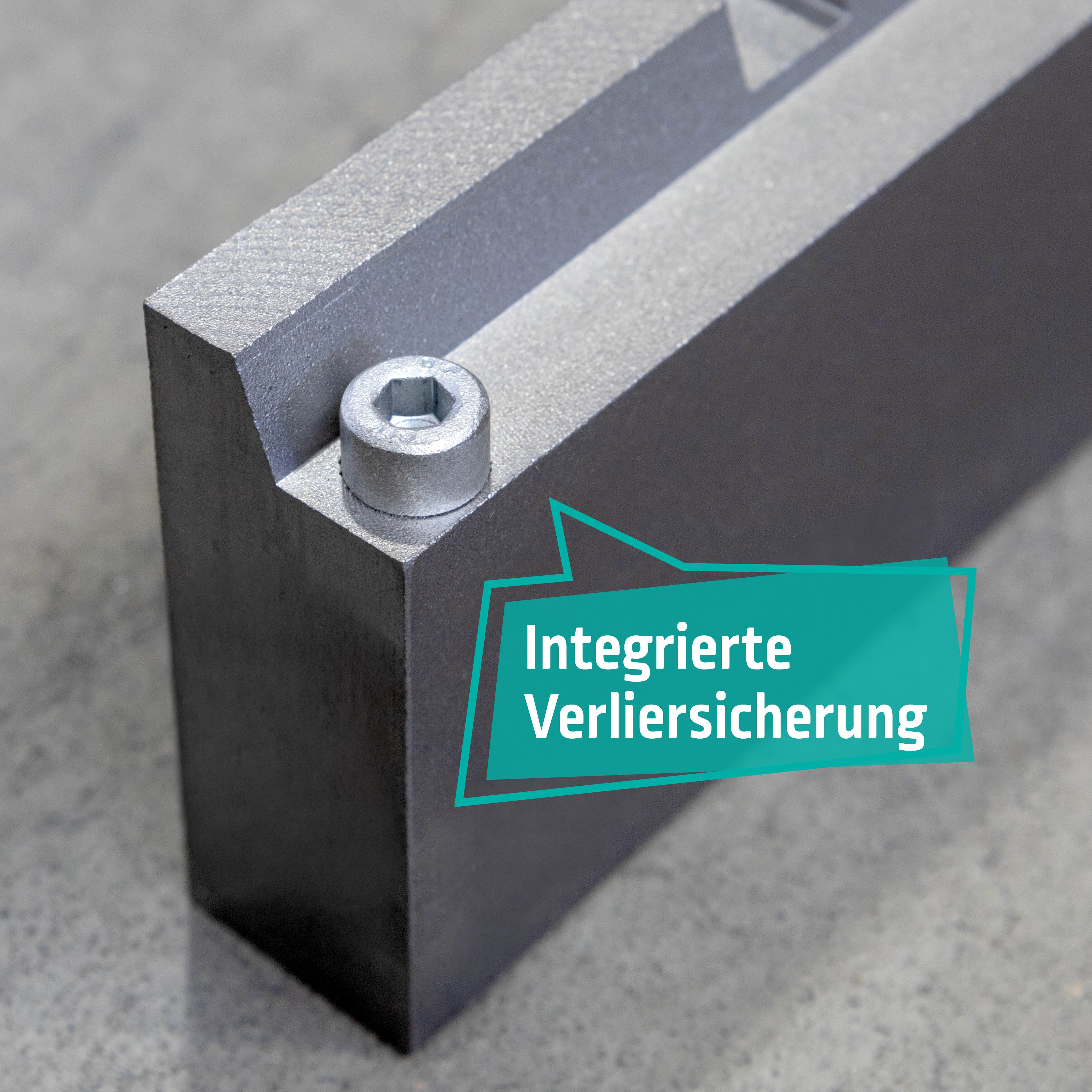Verliersicherung für Gabelträger Profilschienen